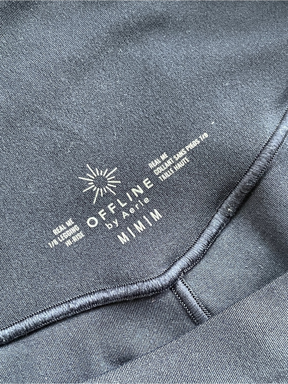 Offline by Aerie Charcoal Gray High Rise Real Me 7/8 Leggings Size Medium - Picture 2 of 10